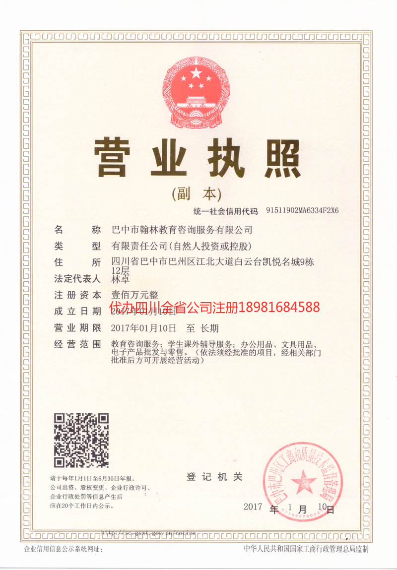 枣阳枣阳翰林教育咨询服务有限公司